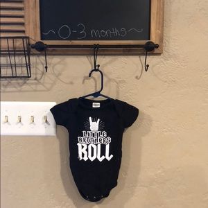 Little brothers roll 🤟🏼 onesie
